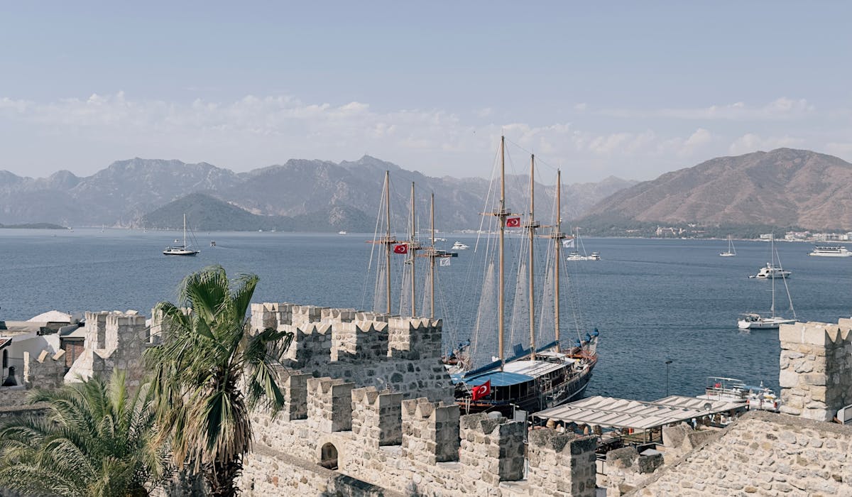 Marmaris Castle overlooking the marina