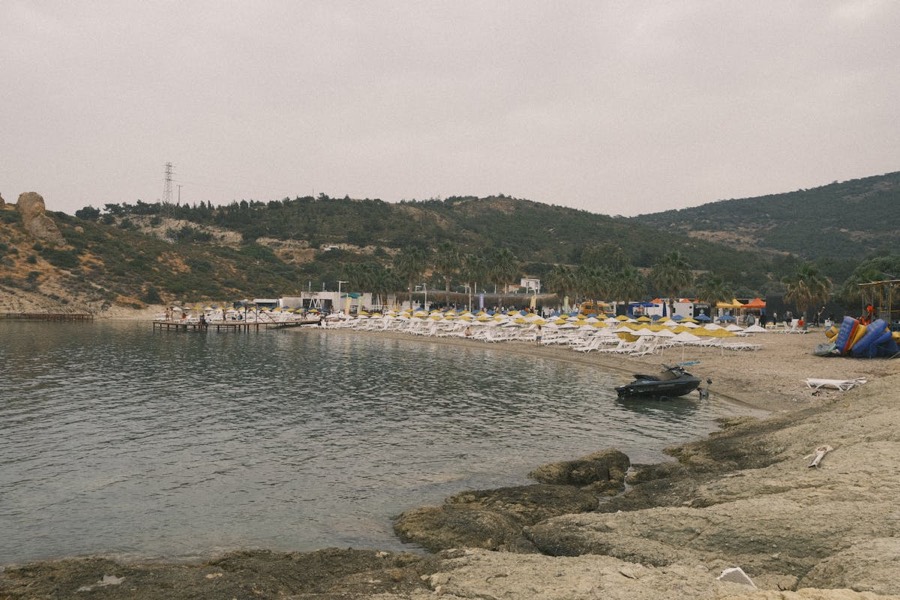 Aegean coastline near İçmeler, Marmaris — calm water in shoulder season